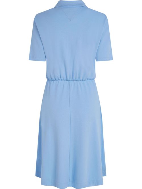 Vestido tipo polo de corte evasé