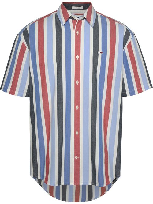 Camisa de rayas manga corta