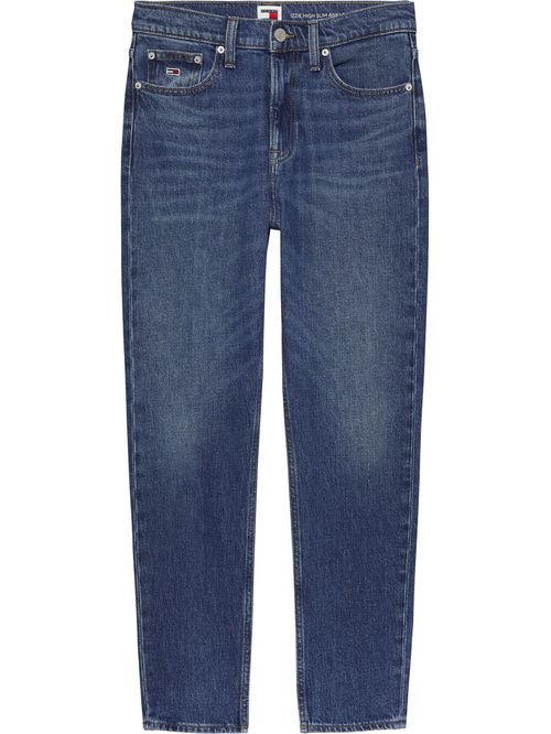 Jeans Izzie de corte slim y talle alto