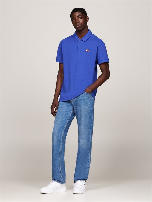 Polo de corte regular con parche de Tommy