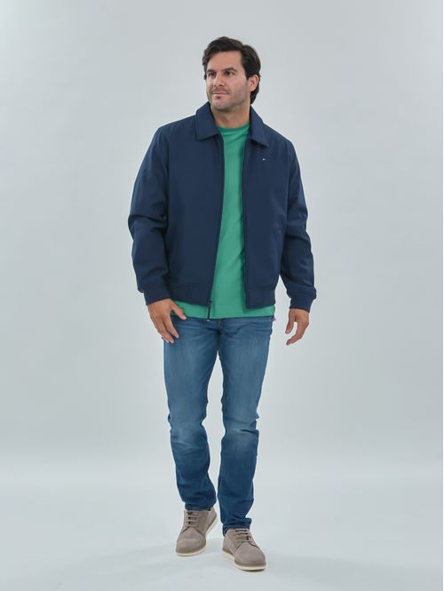 Chumpa manga larga con cierre con zipper