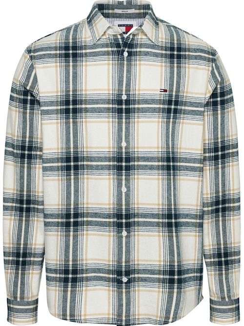 Camisa de cuadros amplia