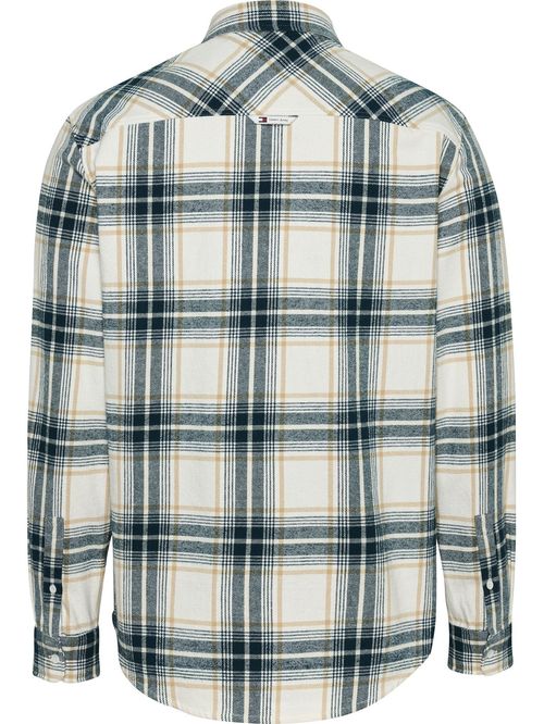 Camisa de cuadros amplia