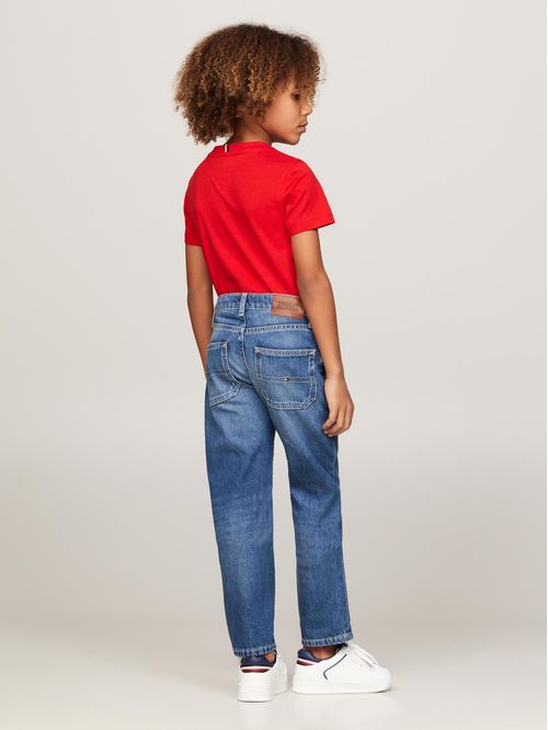 Jeans skater amplios con efecto desteñido