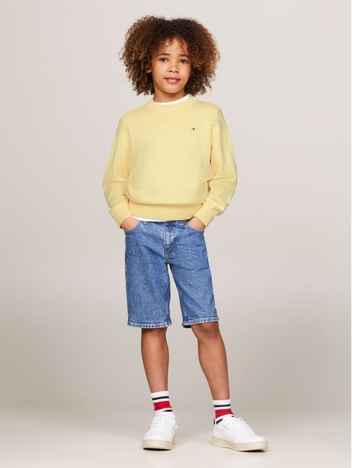 Short Denim Essential amplio skater