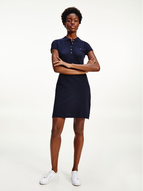 Vestido polo de corte slim
