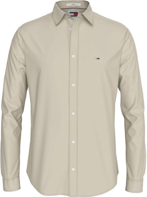 Camisa de algodón elástico