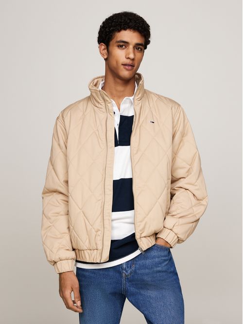 Chumpa con acolchado a rombos