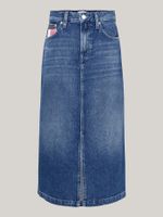 Falda-denim-Claire-midi-y-entallada