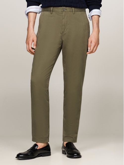Pantalón chino cónico de satén Harlem