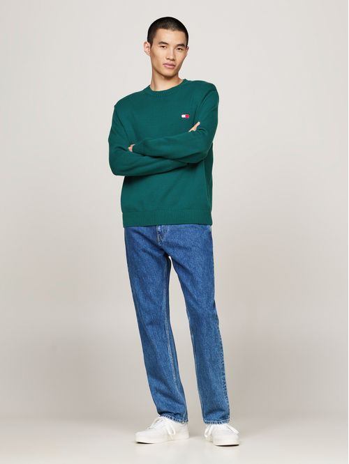 Suéter de lana con parche de Tommy