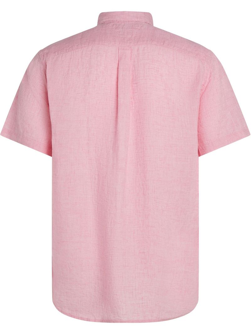 Camisa-solida-de-corte-regular-con-logo