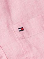 Camisa-solida-de-corte-regular-con-logo
