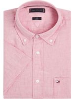 Camisa-solida-de-corte-regular-con-logo