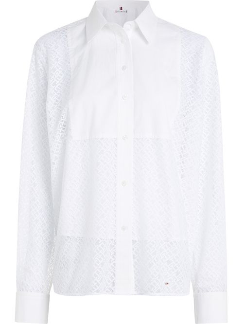 Camisa de nailon con logo