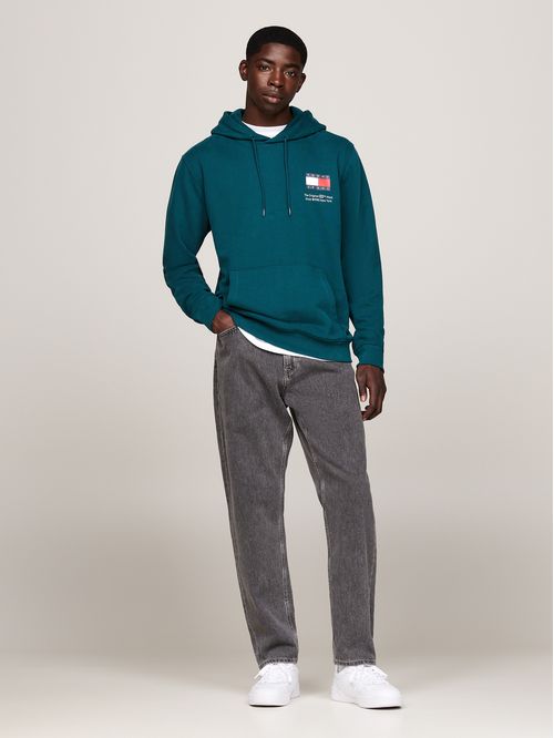 Jeans Isaac amplios con pierna cónica y efecto desteñido