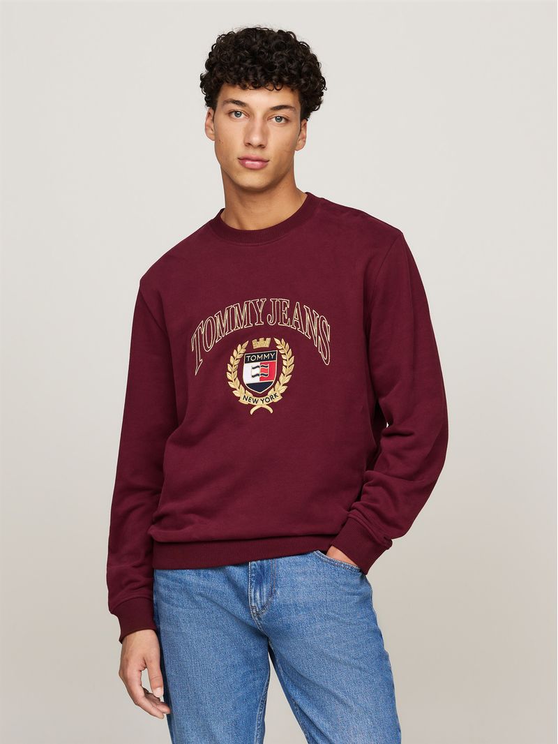Sudadero-de-cuello-redondo-con-logo-bordado