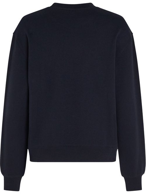 Sudadero de cuello redondo con logo bordado