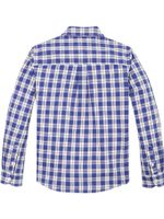 Camisa-manga-larga-de-cuadros-con-logo-