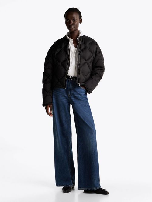 Chumpa bomber acolchada de plumón