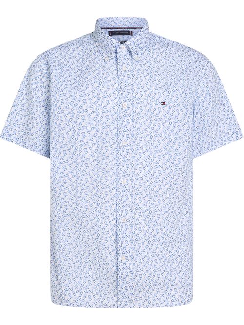 Camisa poplin con estampado floral