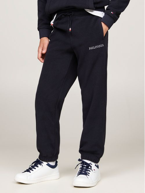 Joggers de tejido polar con monotipo Hilfiger