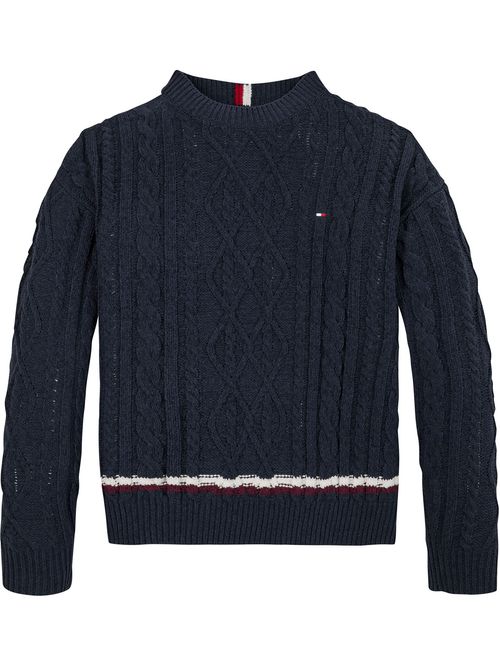 Suéter Global Stripe de chenilla