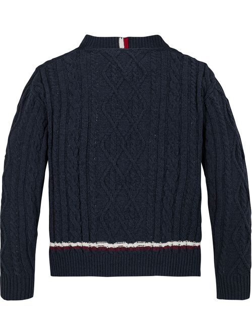 Suéter Global Stripe de chenilla