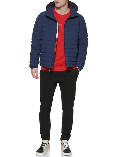 Chumpa con capucha manga larga con Cierre con zipper