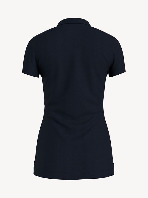 Polo de corte slim con manga corta