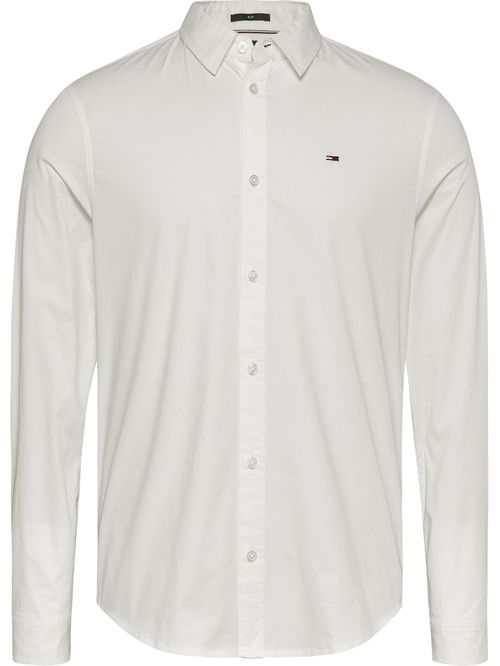 Camisa de algodón elástico