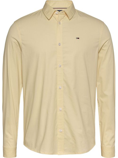 Camisa de algodón elástico