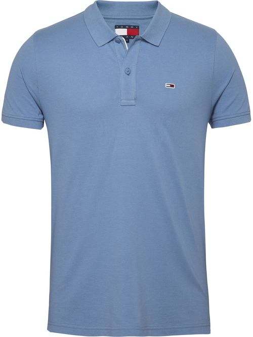 Polo de corte slim con logo