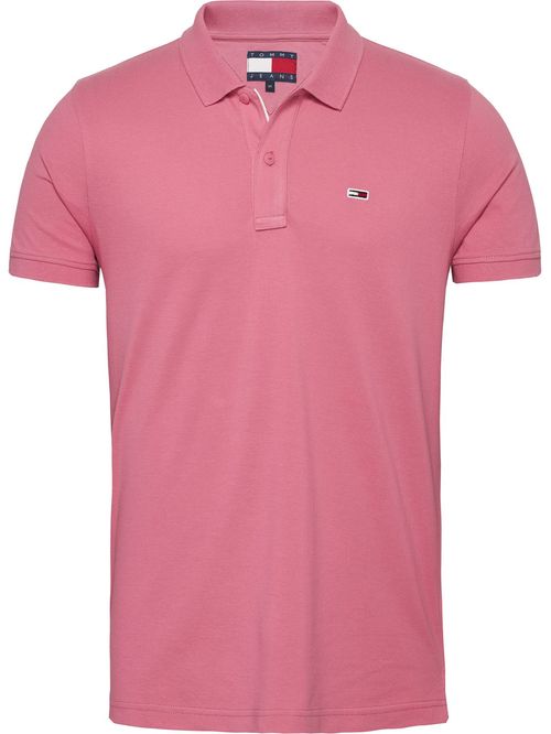 Polo de corte slim con logo