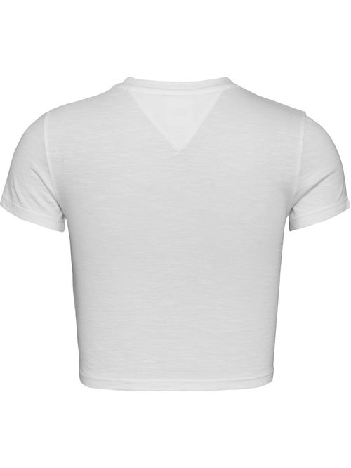 Playera cropped slim Tommy Prep Luxe