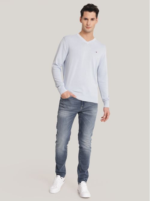 Suéter essential de cuello v