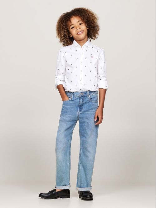 Camisa con estampado de rayas