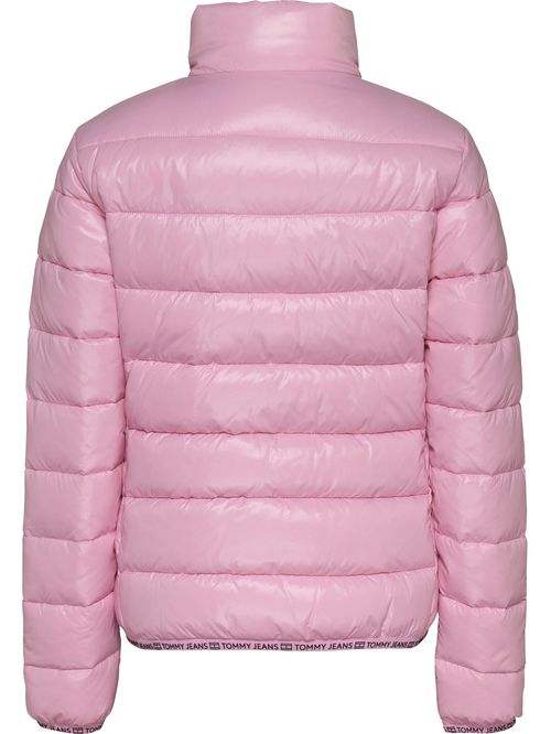 Chumpa acolchada extrabrillante