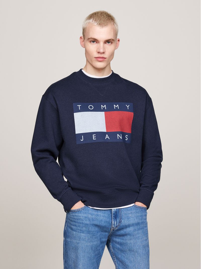 Sudadero-amplio-con-logo-de-Tommy