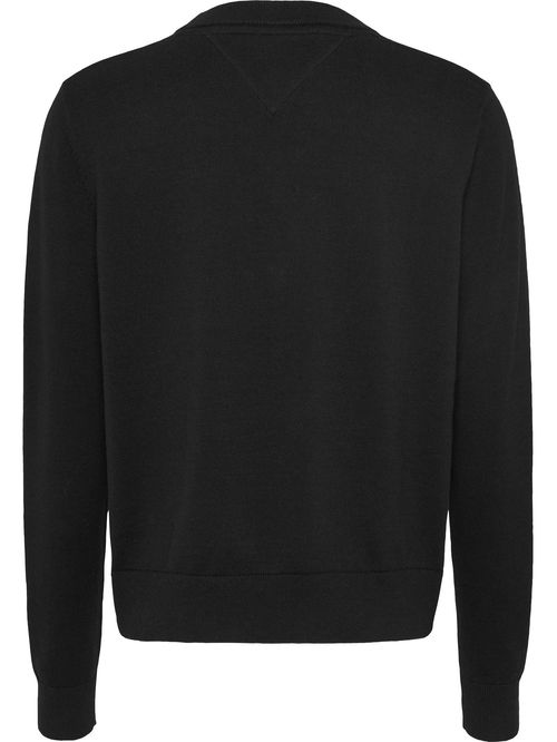 Suéter Essential cuello v con logo