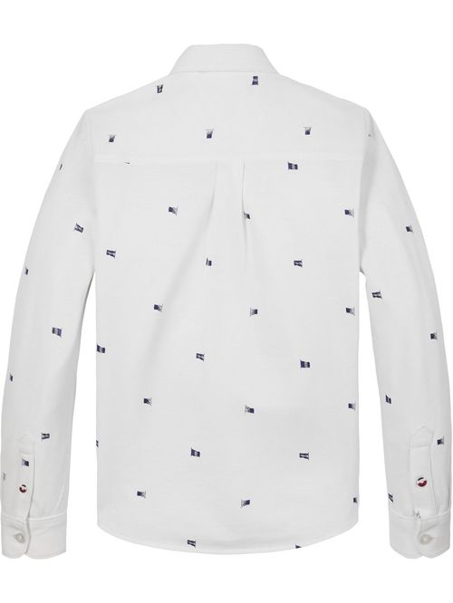 Camisa de corte regular con estampado