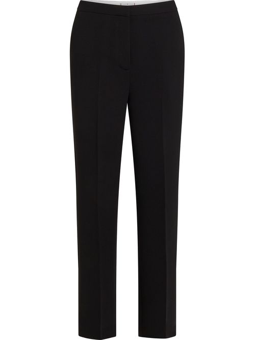 Pantalón recto y amplio de crepé