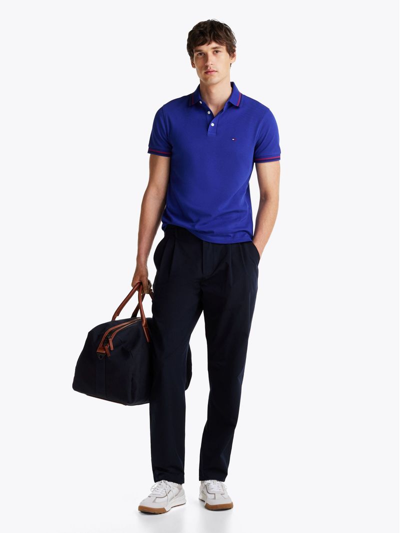 Polo-ribeteado-de-corte-slim