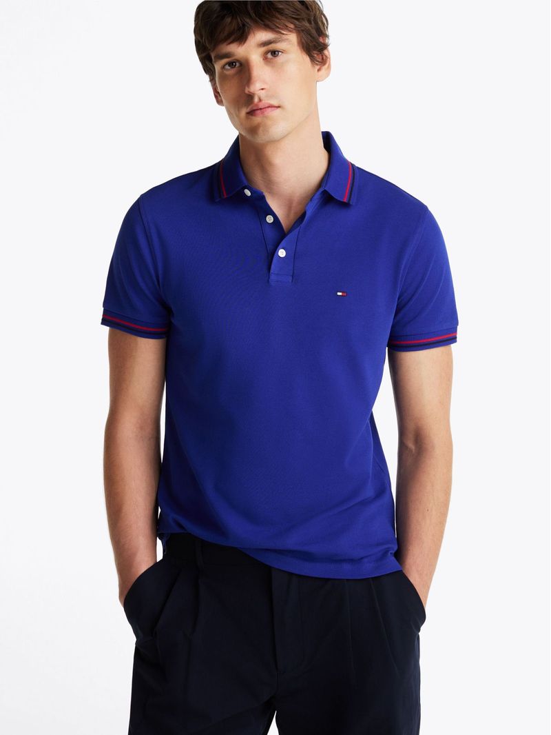 Polo-ribeteado-de-corte-slim