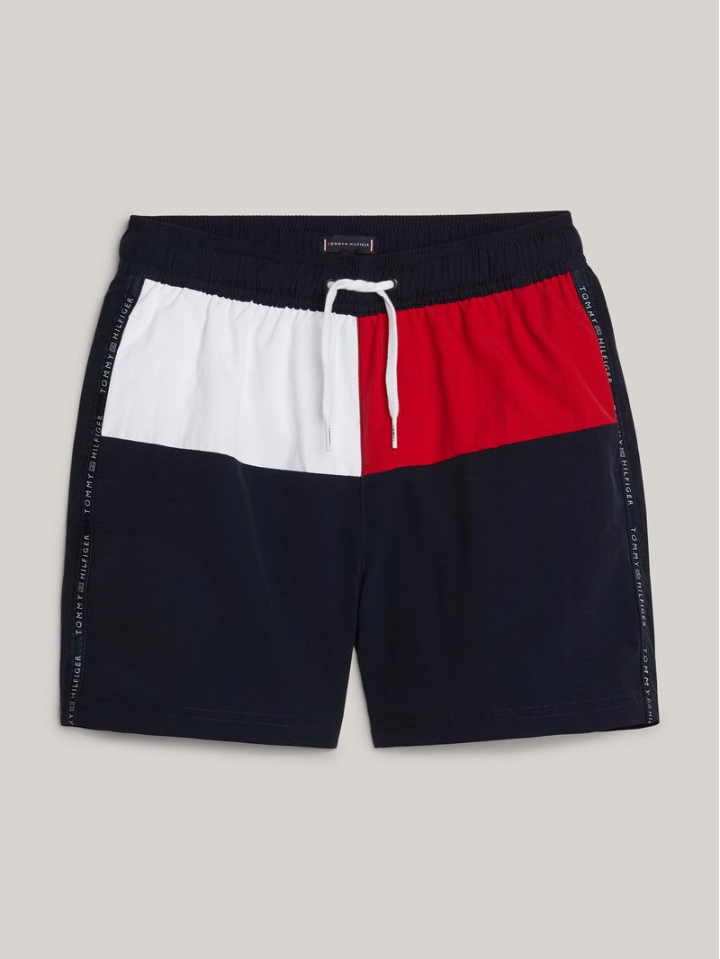 Bañador-de-medio-largo-con-logo-Hilfiger
