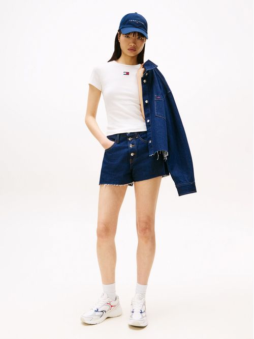 Playera de corte slim con parche