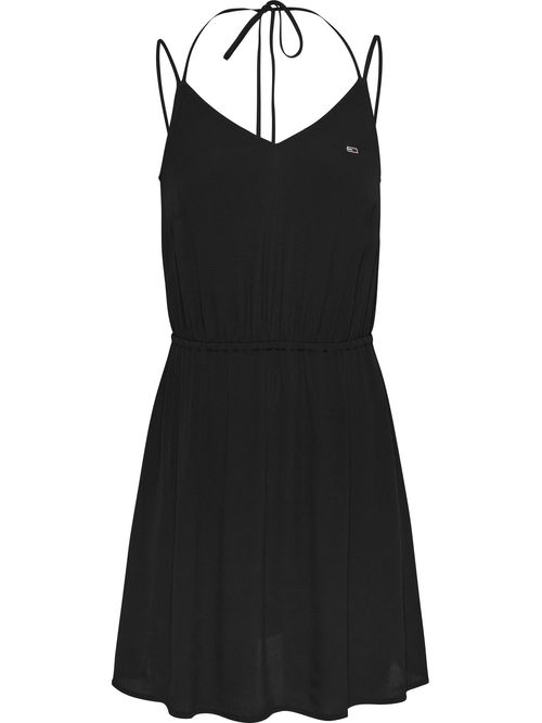 Vestido Essential con cuello halter anudable