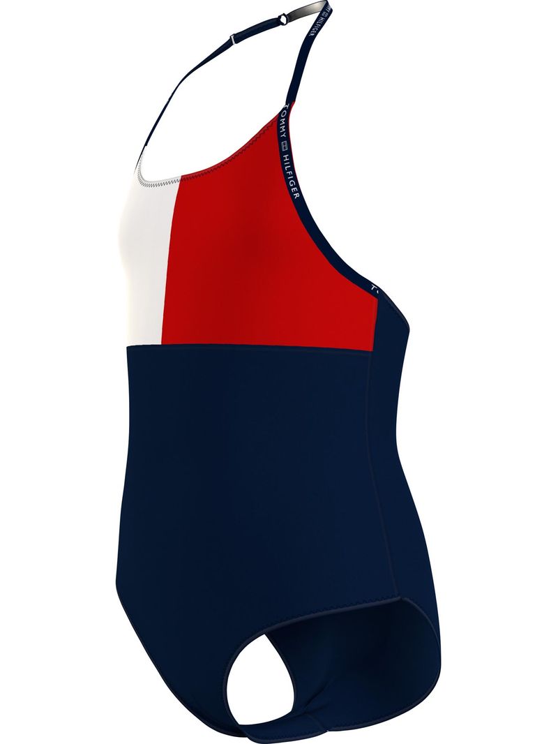 Bañador-estilo-halter-con-logo-Hilfiger