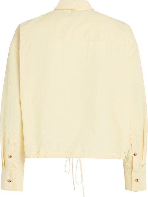 Blusa Corta a Rayas con Cordón Ajustable