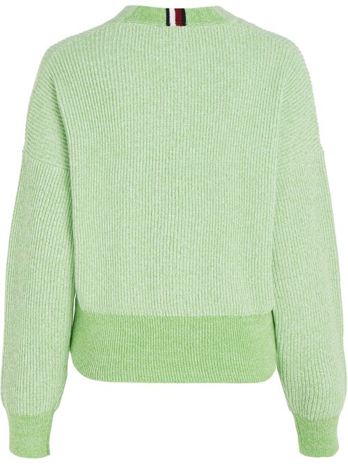 Cárdigan de corte cropped y amplio